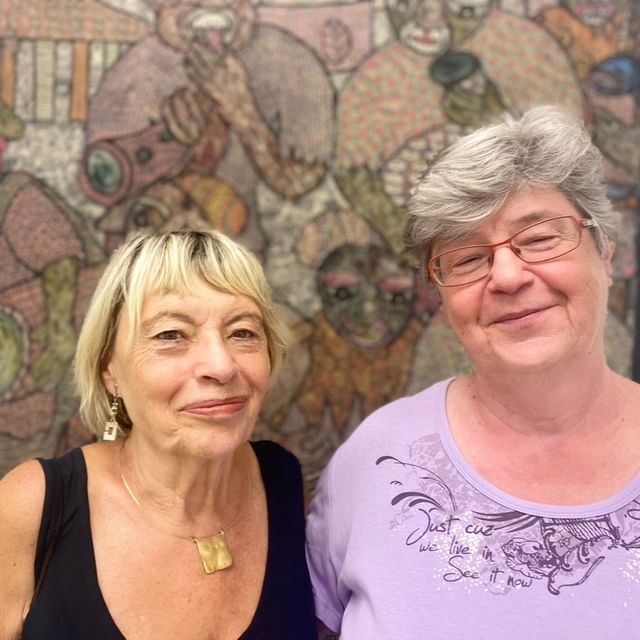 Ein Foto von Gisela Kayser und Sigrid Horsch-Albert